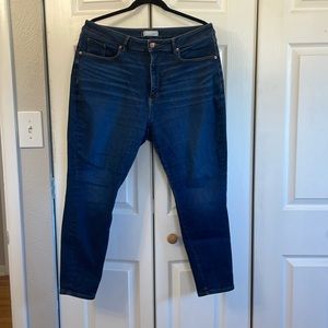 Loft The Jegging Dark Rinse Size 33/16